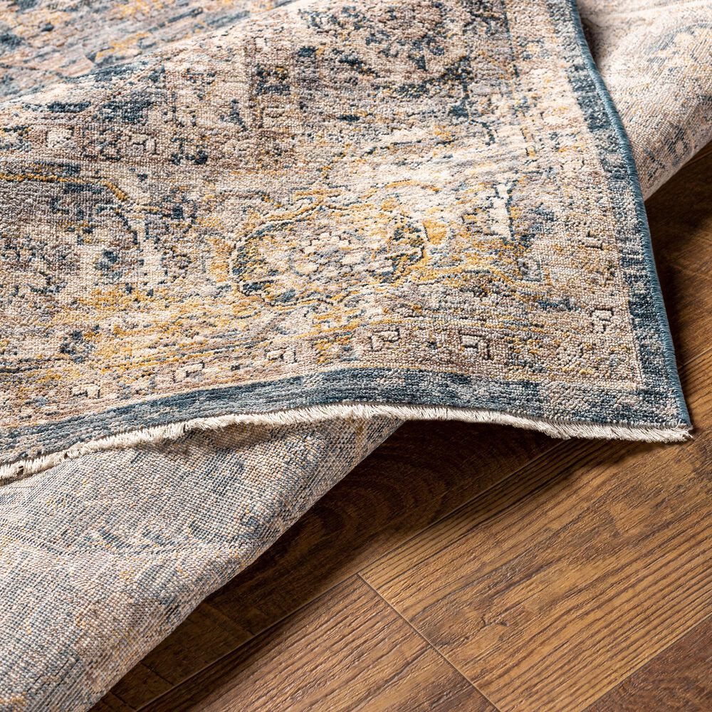 Surya Aspendos 10&#39; x 13&#39;11&quot; Denim, Gray, Wheat, Taupe, Black and Light Beige Area Rug, , large