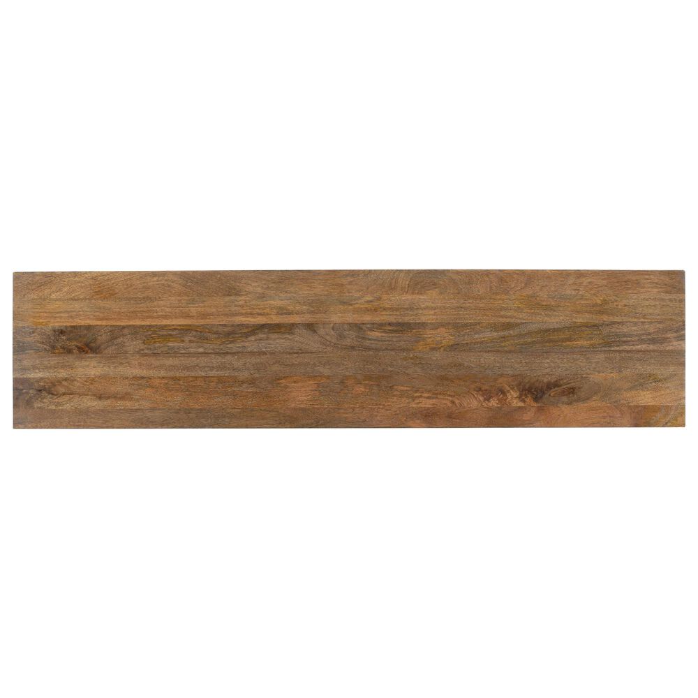 Signature Design by Ashley Prattville 4-Door Credenza in Light Brown and Dark Gray, , large