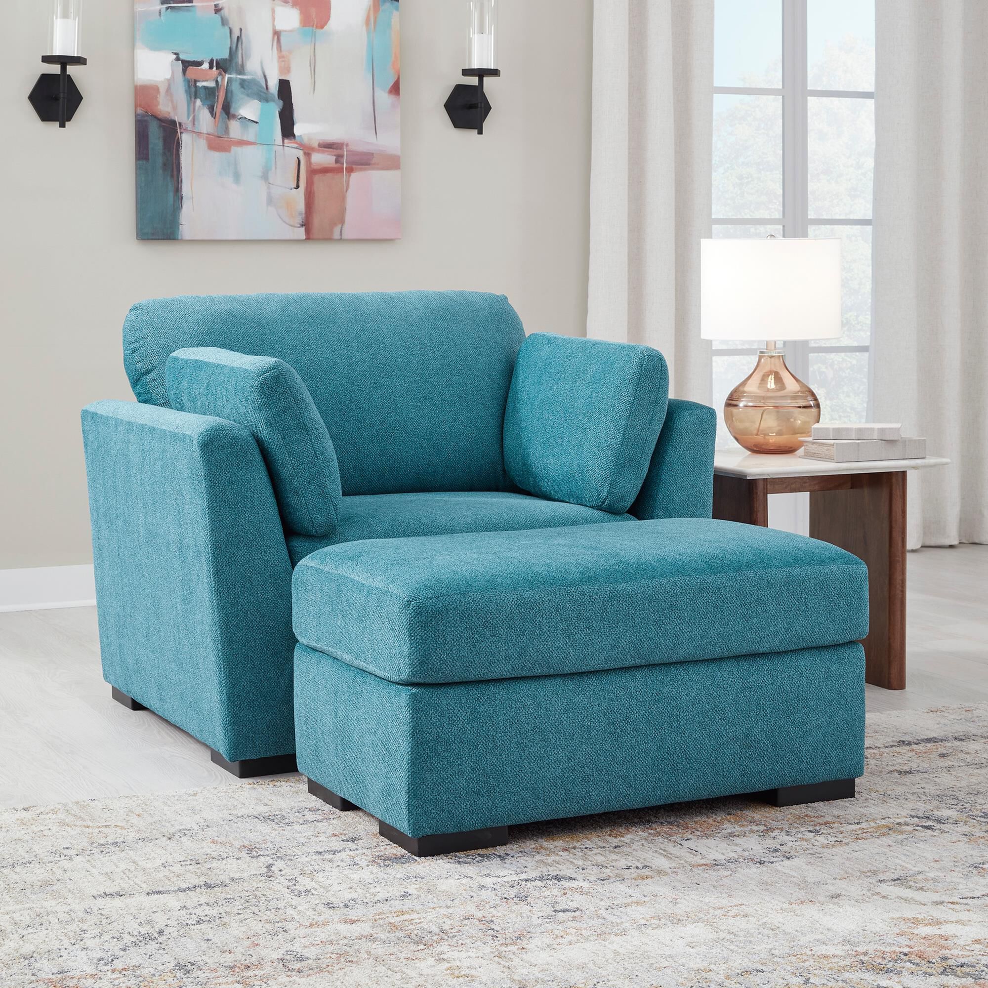 Teal and grey chair 2025
