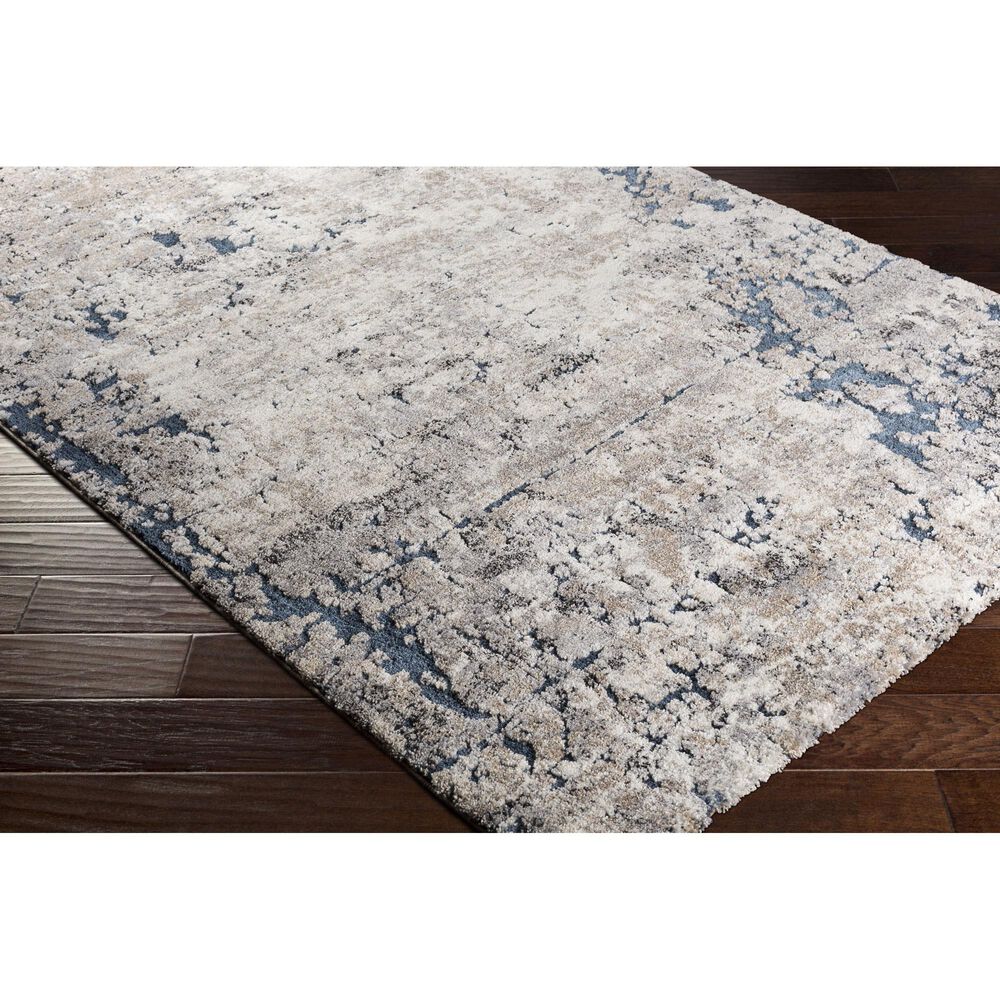 Surya Tuscany TUS-2313 12&#39; x 15&#39; Blue, Gray, Black and Ivory Area Rug, , large