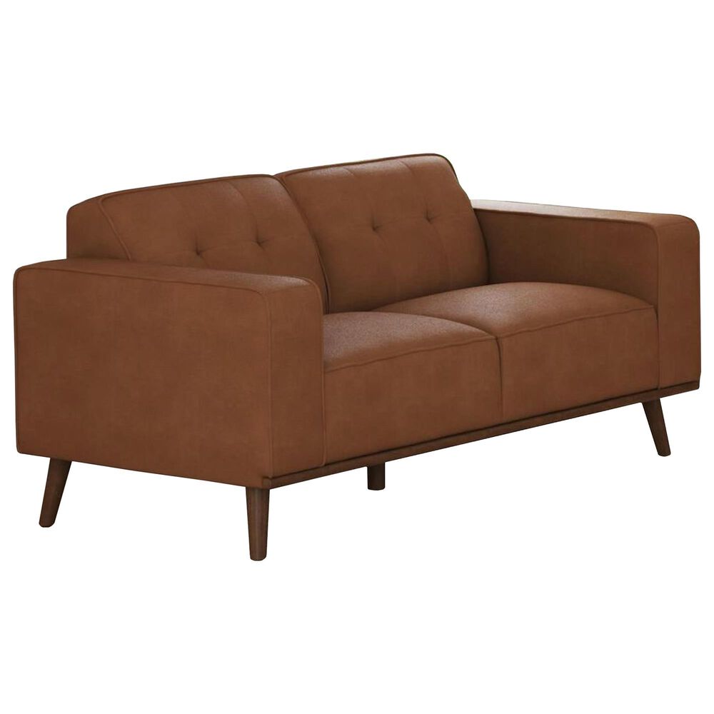 Mayberry Hill Destiny Stationary Loveseat in Pebble Tan, , large