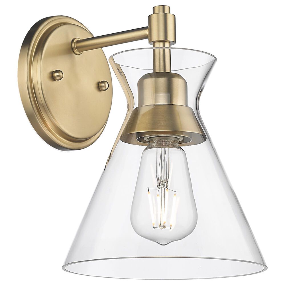 Golden Lighting Malta 1-Light Wall Sconce in Brushed Champagne Bronze, , large