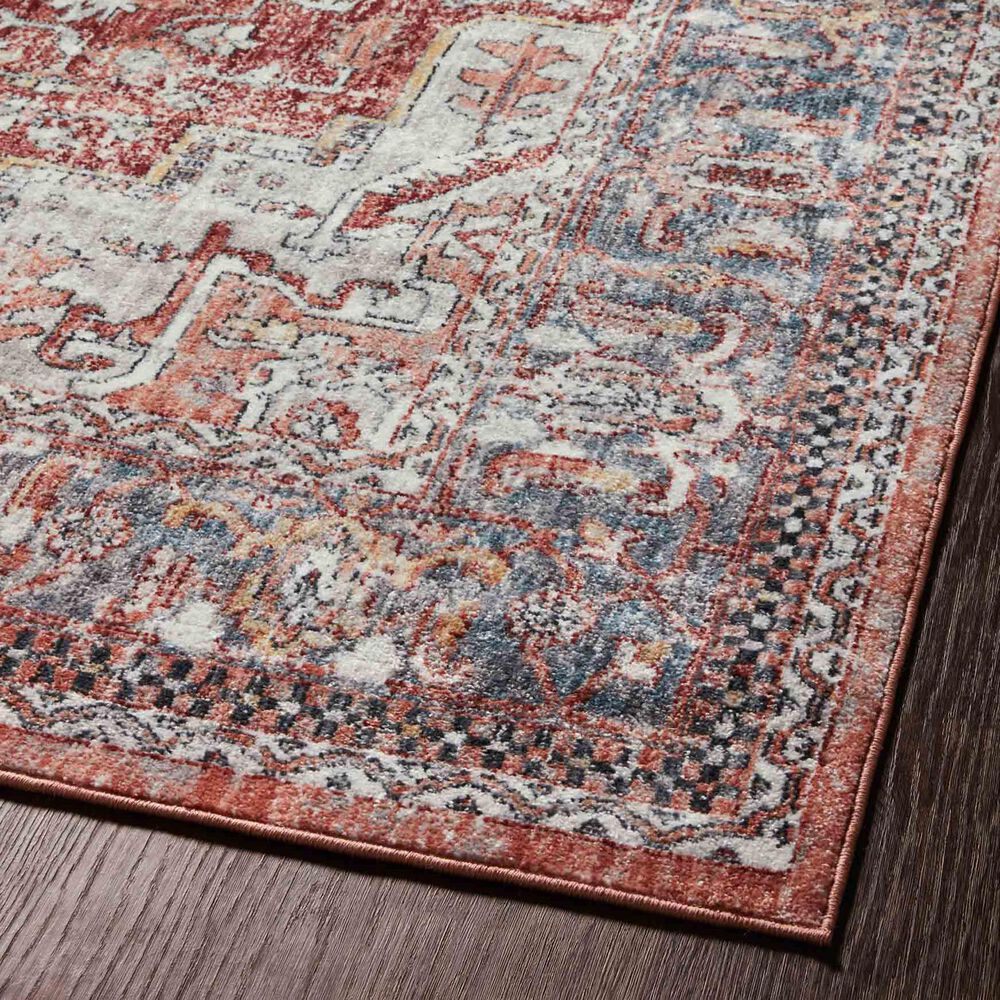 Loloi II Cassandra CSN-01 2&#39;6&quot; x 4&#39; Rust and Multicolor Area Rug, , large
