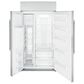 Cafe 24.5 Cu. Ft. Smart Built-in Side-by-Side Refrigerator with Dispenser in Stainless Steel, , large