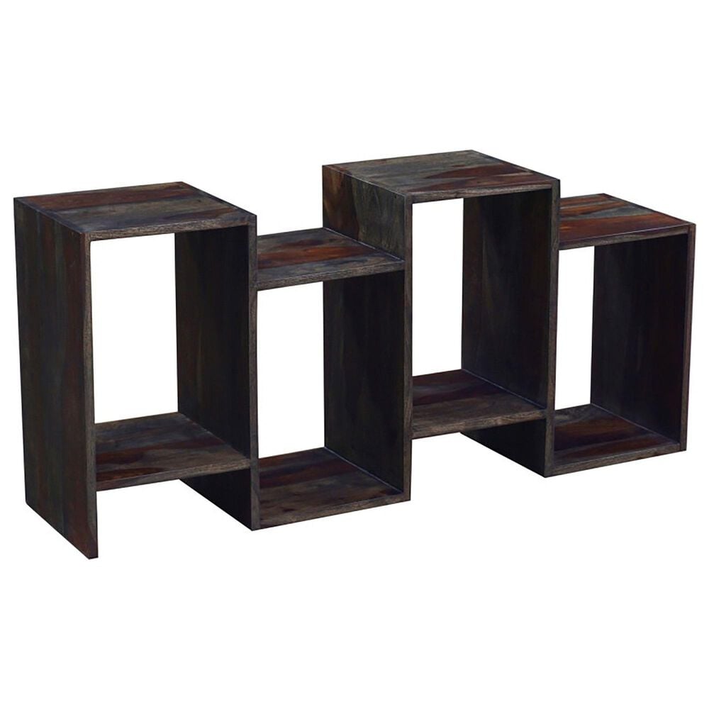 37B Fall River Obsidian 4-Tier Bookcase in Black Walnut, , large