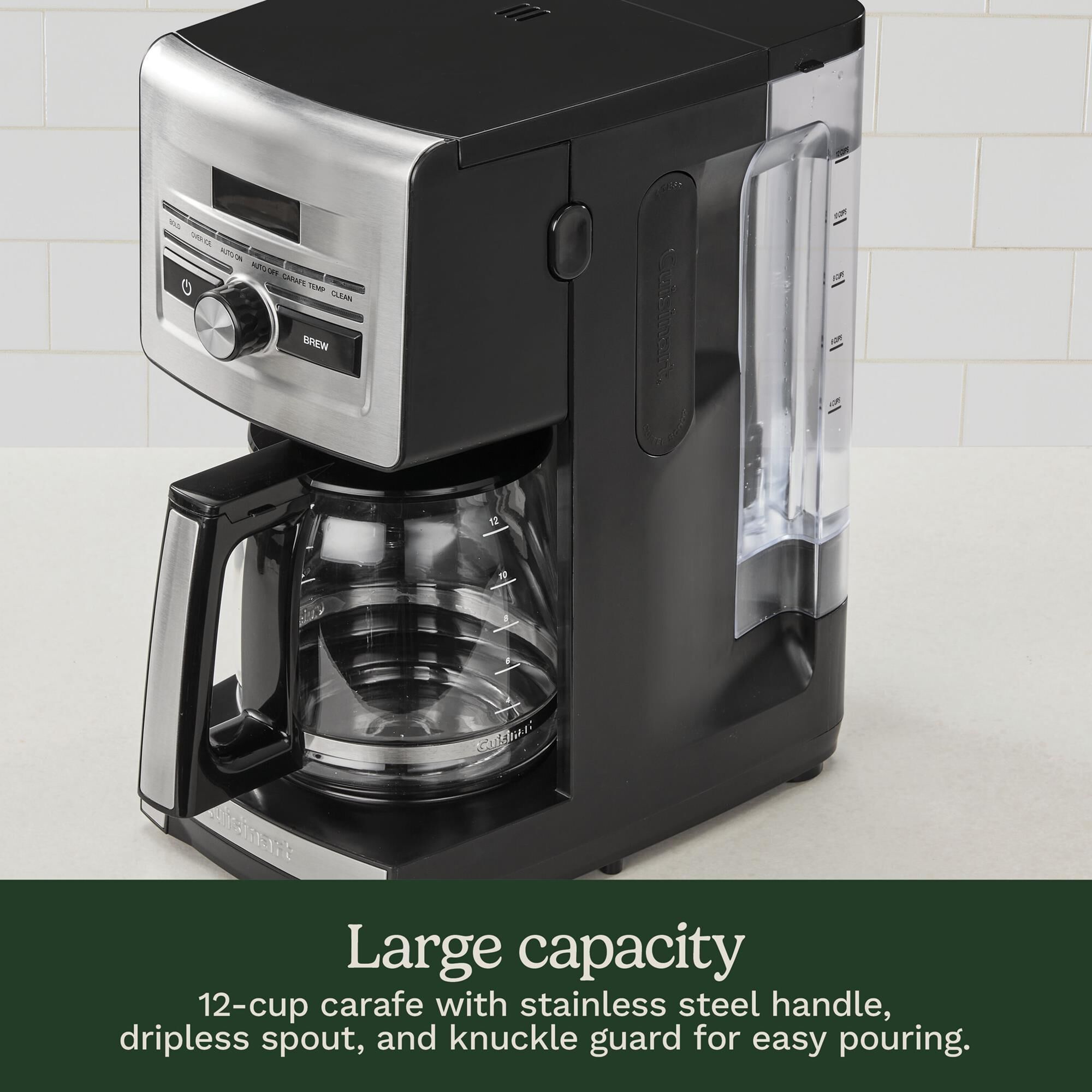 Cuisinart 62 Oz Personal Brew 12-Cup Coffee Maker in Black and