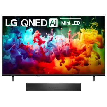 LG 55" Class 75B Series QNED AI Mini LED 4K Ultra HD - Smart TV with 2.0 Channel Soundbar in Black, , large