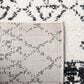 Safavieh Tulum 6" x 9" Ivory and Black Area Rug, , large