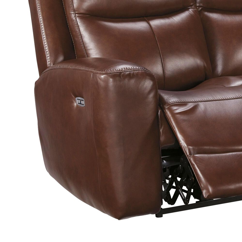Ashley Next Move Power Reclining Sofa in Mahogany, , large