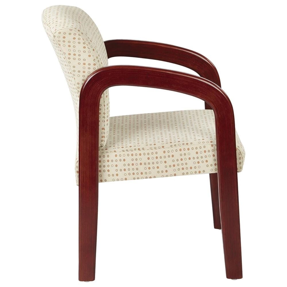 OSP Home WD Visitors Chair in Luna/Cherry, , large