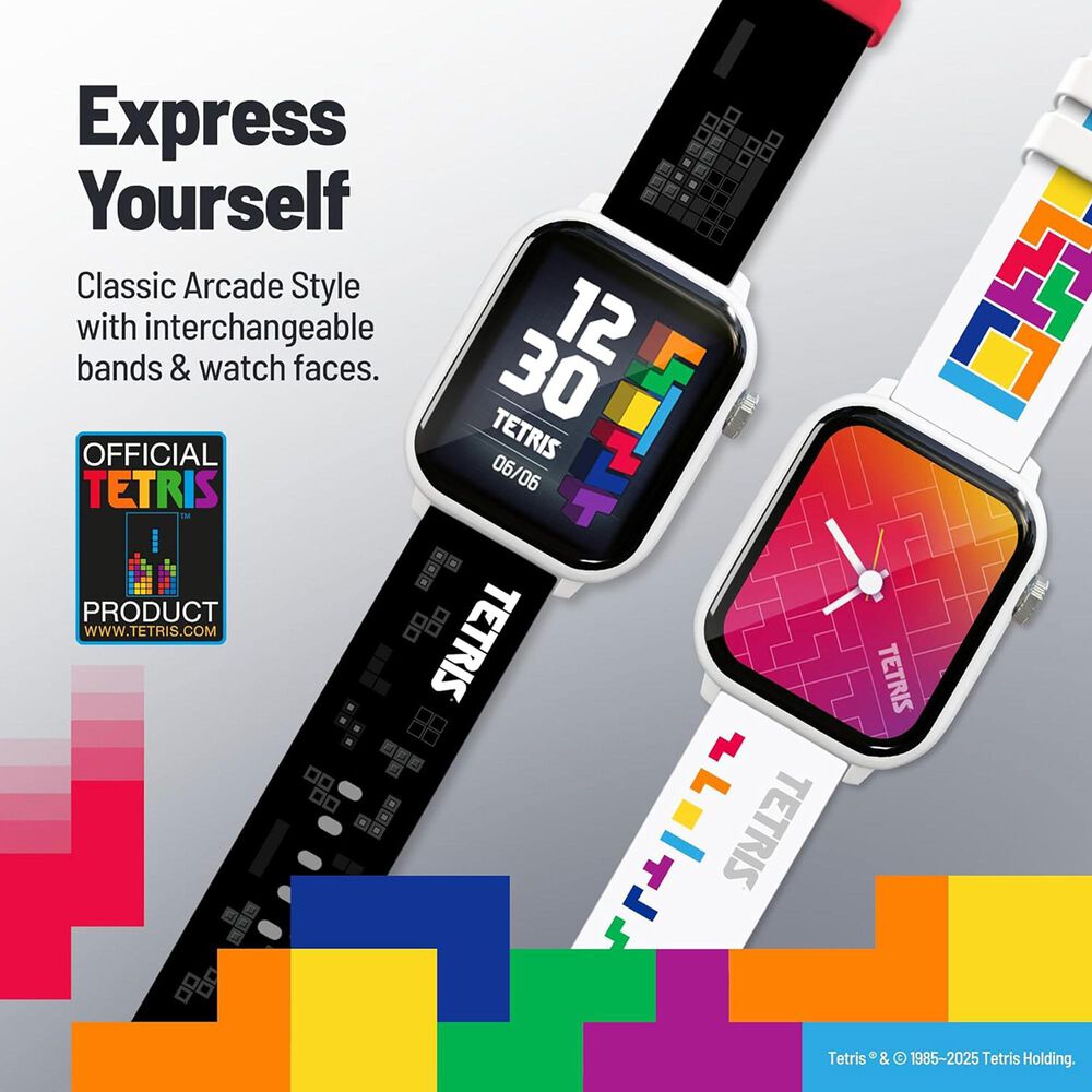 My Play Watch Tetris Retro Gaming Arcade Smartwatch in Multicolor, , large