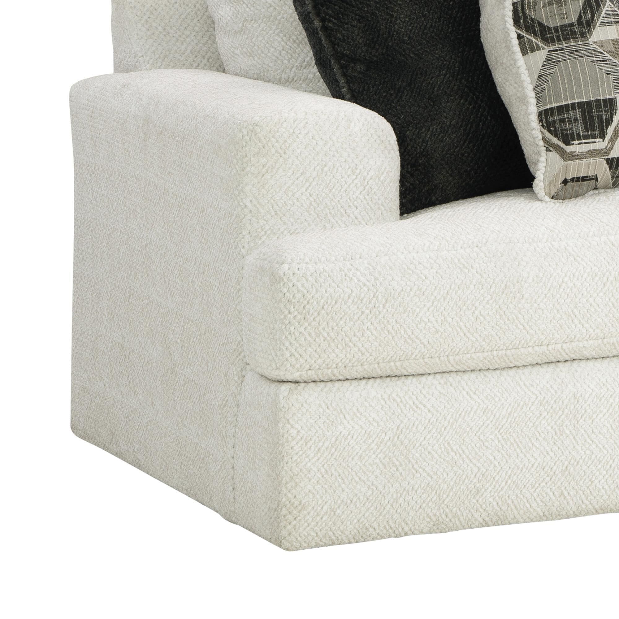 Ashley Karinne Stationary Sofa in Linen