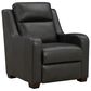 Barcalounger Ayden Power Recliner in Elway Dark Gray, , large