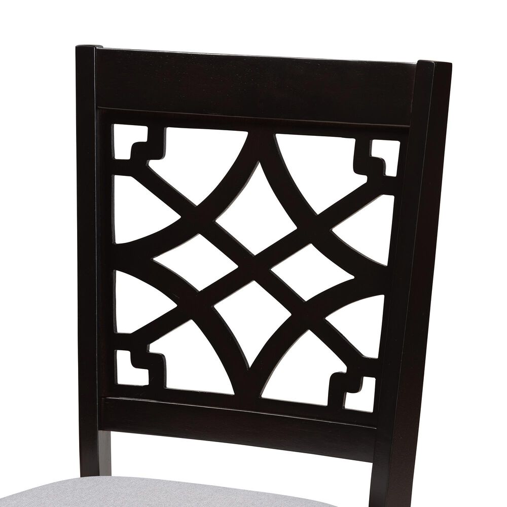 Baxton Studio Mael Side Chair in Dark Brown (Set of 2), , large