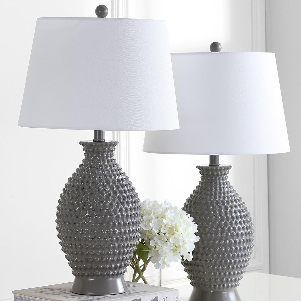 Safavieh Rosten Table Lamp in Grey (Set of 2), , large