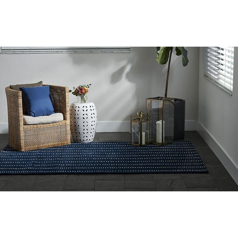 Momeni Simba 2&#39;6&quot; x 8&#39; Navy Runner, , large