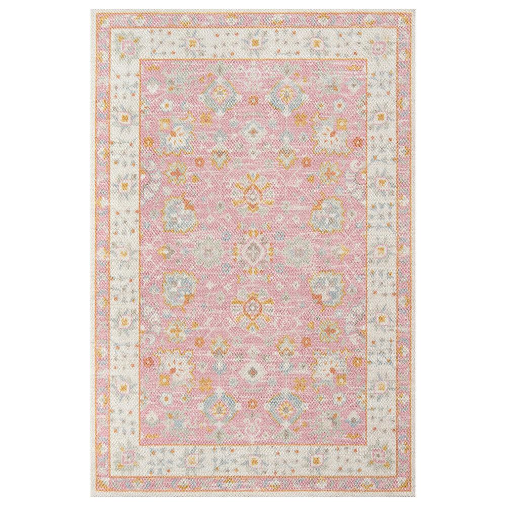 Momeni Anatolia 7"9" x 9"10" Pink Area Rug, , large