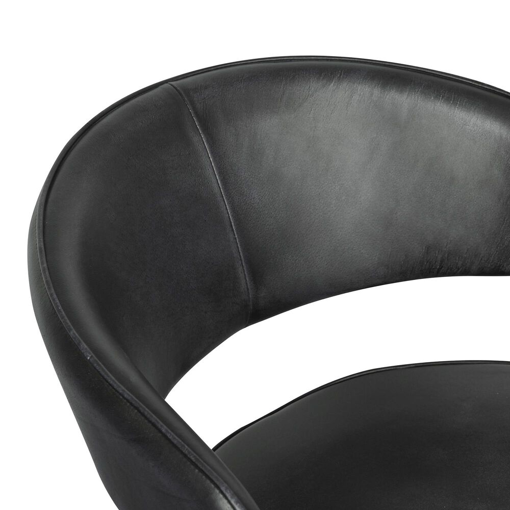 Home Trends &amp; Design Dauphine and Essex 3-Piece Round Dining Set in Black, , large