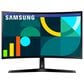 Samsung 24" S3 (S36GD) FHD IPS 100Hz Curved Monitor in Black, , large