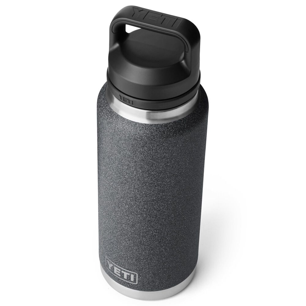 YETI Rambler 36 Oz Bottle with Chug Cap in Black Stone, , large