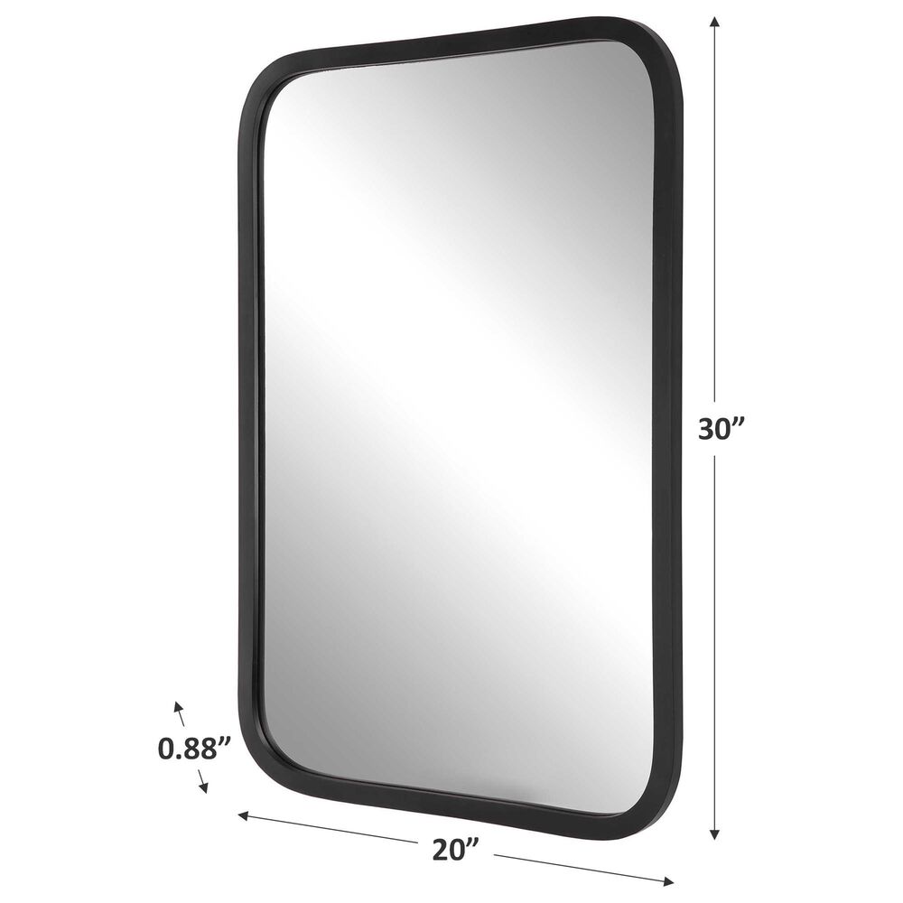 Salt &amp; Light 30&quot; x 20&quot; Wall Mirror in Matte Black, , large