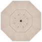 Treasure Garden 13" Starlux Cantilever Umbrella with Bronze Base in Champagne, , large