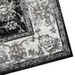 Amer Rugs Alexandria 4" x 6" Black and Ivory Area Rug, , large