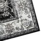 Amer Rugs Alexandria 4" x 6" Black and Ivory Area Rug, , large