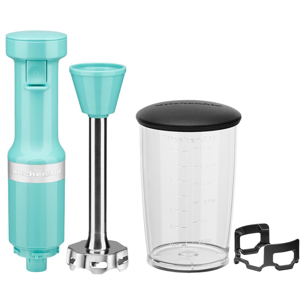 KitchenAid Corded Variable Speed Hand Blender in Aqua Sky, , large