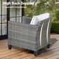 HOMLUX 7-Piece Rattan Sectional Set in Gray, , large