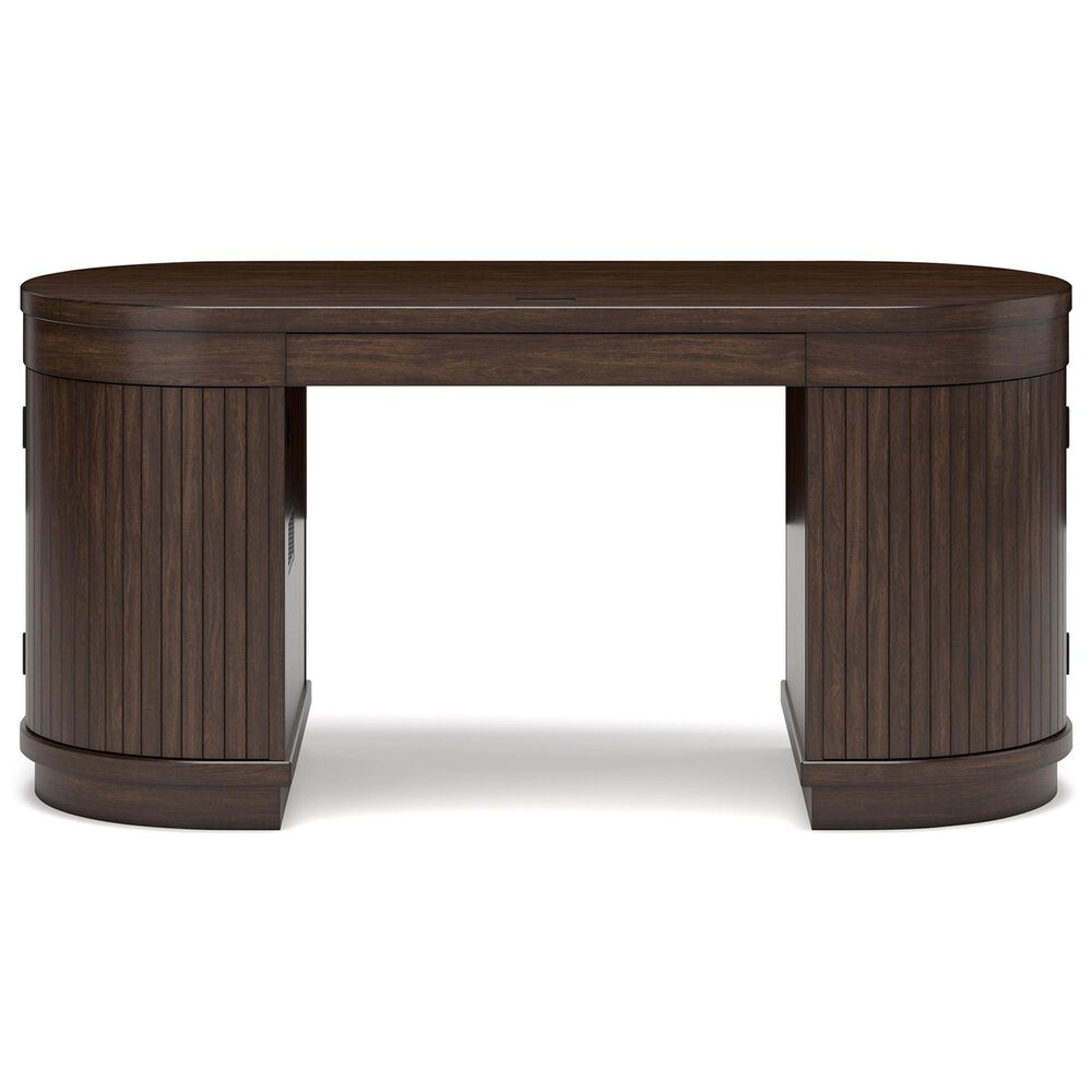 Ashley Korestone 63&quot; Writing Desk in Warm Brown, , large