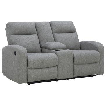 Ashley Gauntlet Manual Reclining Loveseat in Sterling, , large