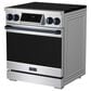 Thor Kitchen Gordon Ramsay 4.8 Cu. Ft. Professional Induction Range with Blue Handle Kit in Stainless Steel, , large