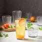 Libbey Glass Hoops 16-Piece Tumbler and Rocks Glass Set in Clear, , large