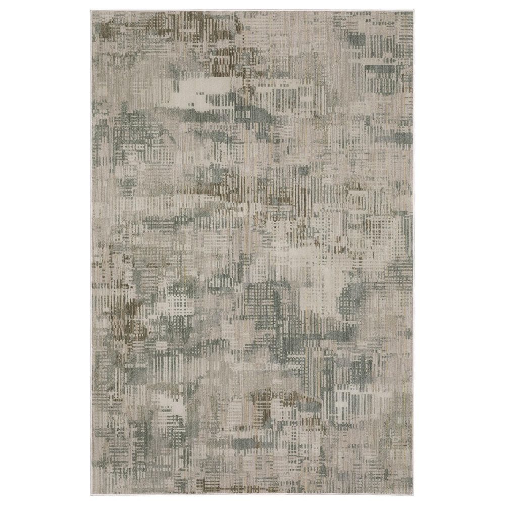 Oriental Weavers Mallory MAL03 Beige and Blue 2"3" x 7"6" Runner, , large