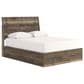 Ashley Chirason Queen Platform Bed in Warm Natural Brown, , large
