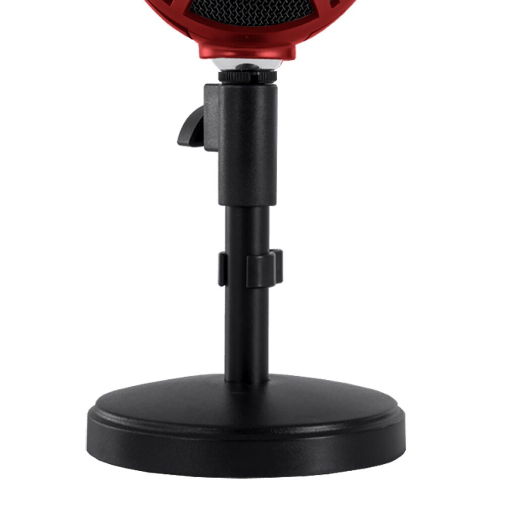 Arozzi Sfera Gaming/Streaming/Office USB Microphone - Cardioid Polar Pattern, Boom Arm Compatible - Red, , large