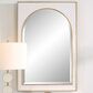 Uttermost Crisanta Mirror in White and Gold, , large