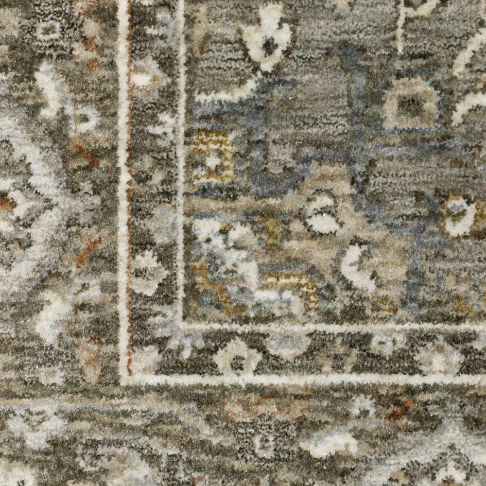 Oriental Weavers Maharaja Sage Green And Grey 7&#39;10&quot; x 10&#39;10&quot; Area Rug, , large