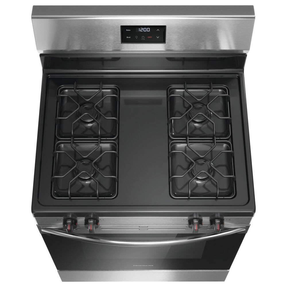 Frigidaire 30&quot; Freestanding Gas Range with 4 Burners in Stainless Steel, , large