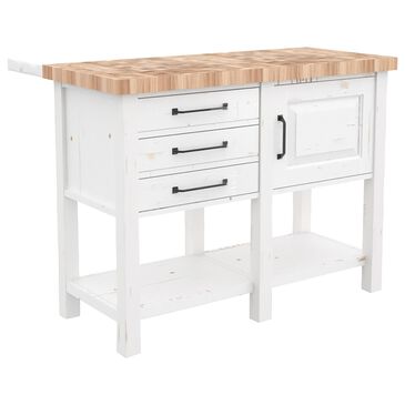 Declan Dining Champlain Kitchen Island in Dove White, , large