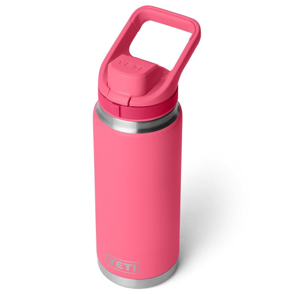 YETI Rambler 26 Oz Water Bottle with Flip Chug Cap in Tropical Pink, , large