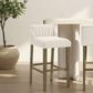 Armen Living Fauna Bar Height Stool in Putty Brown, , large