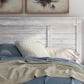 Ashley Makidern 4 Piece King Storage Bedroom Set with Two Drawers in Whitewash, , large