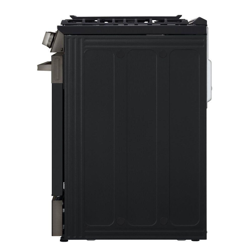 LG 5.8 Cu. Ft. Slide-in Gas Range in PrintProof Black Stainless Steel, , large
