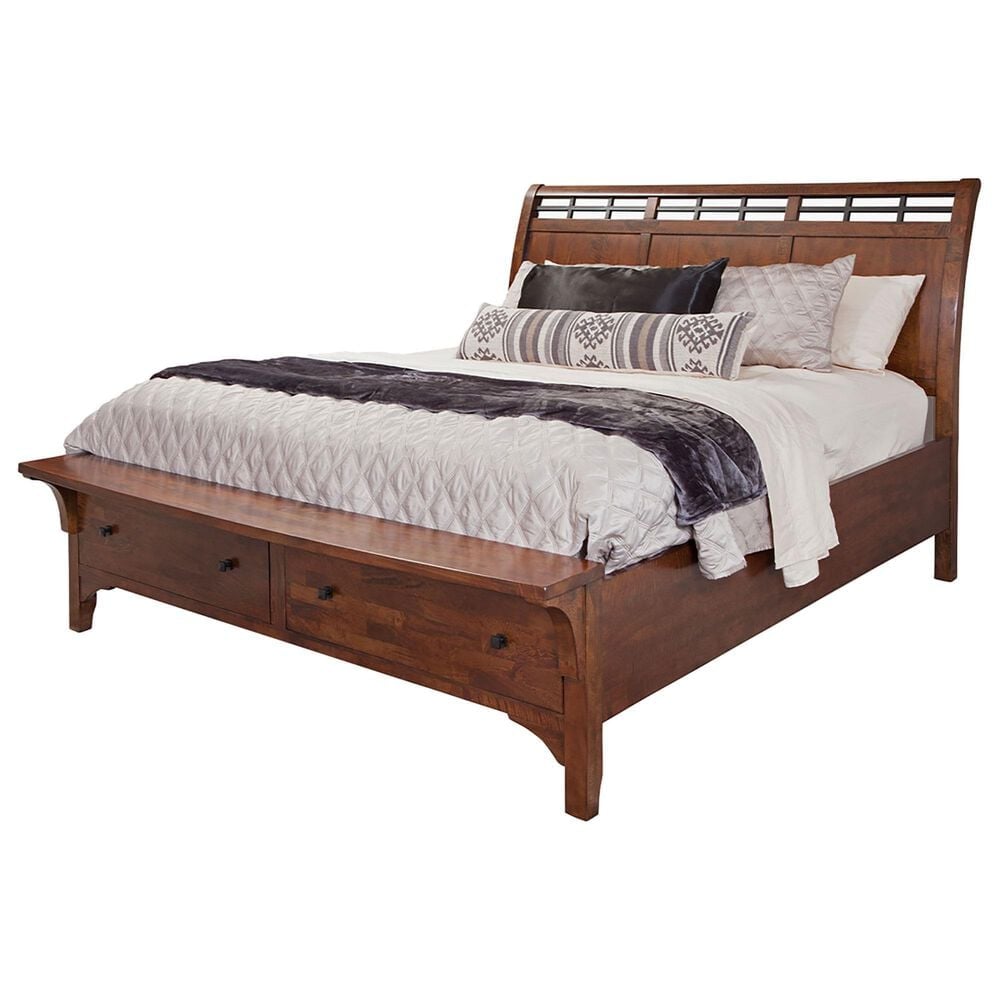 Napa Furniture Design Whistler Retreat 3-Piece King Bedroom Set in Dark Mango, , large