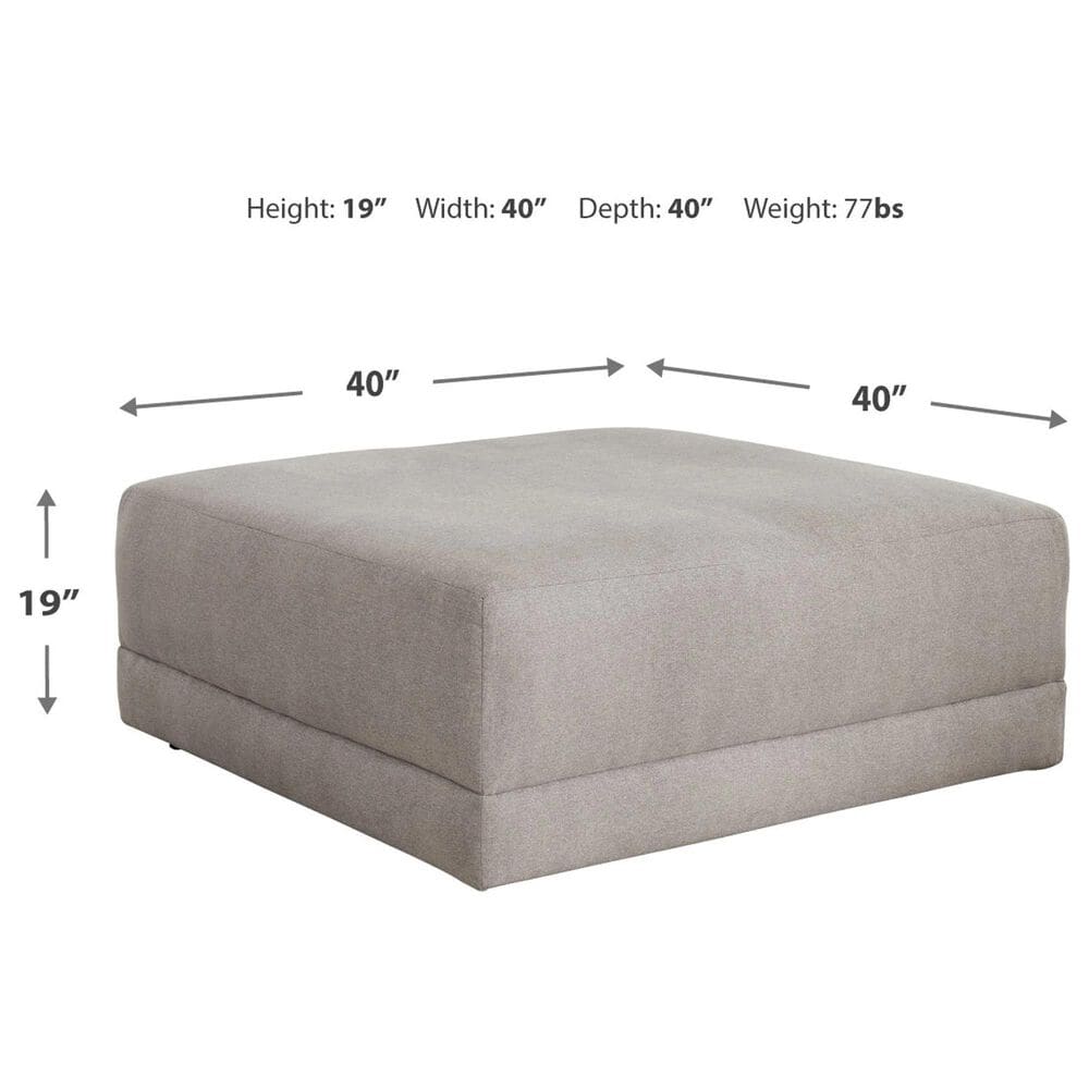 Ashley Katany Oversized Accent Ottoman in Shadow, , large