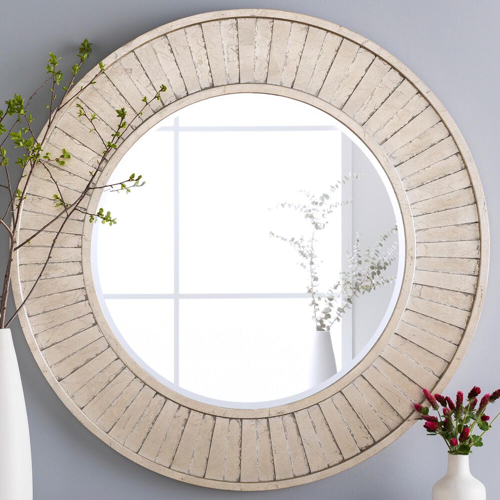 Surya Signal Wall Mirror in Silver, , large