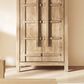 Jennifer Taylor Home Rowan 83" 2-Door Tall Storage Cabinet in Heritage Light Natural Brown, , large