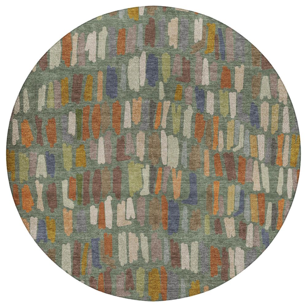 Dalyn Rug Company Kenner KN5 Basil 8" Round Area Rug, , large